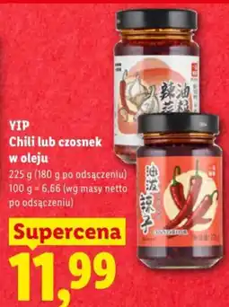 Lidl YIP Chili lub czosnek w oleju oferta