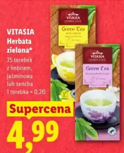 Lidl Herbata zielona oferta