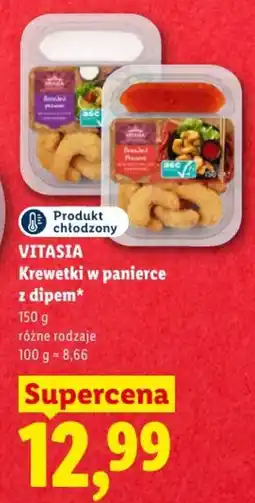 Lidl VITASIA Krewetki w panierce oferta