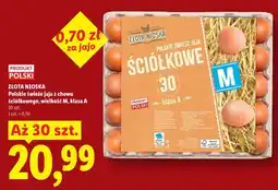 Lidl Złota Nioska Polskie świeże jaja ściółkowe oferta