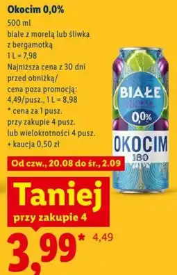 Lidl Okocim 0,0% Białe oferta