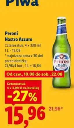 Lidl Peroni Nastro Azzuro oferta