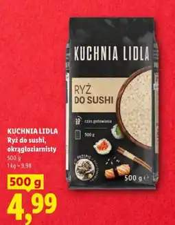 Lidl Kuchnia Lidl Ryż do sushi, okrągłoziarnisty oferta
