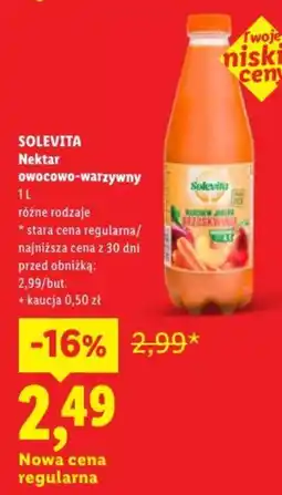 Lidl Solevita Nektar owocowo-warzywny oferta