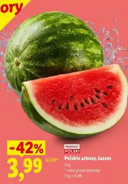 Lidl Polskie arbuzy, luzem oferta