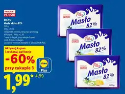 Lidl Masto ekstra 82% Pilos oferta