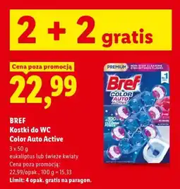 Lidl Bref Kostki do WC Color Auto Active oferta