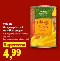 Lidl VITASIA Mango Slices oferta