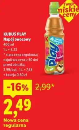 Lidl KUBUS PLAY Napój owocowy oferta