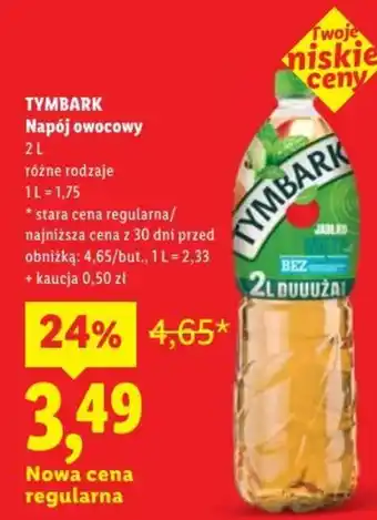 Lidl Tymbark Napój owocowy oferta