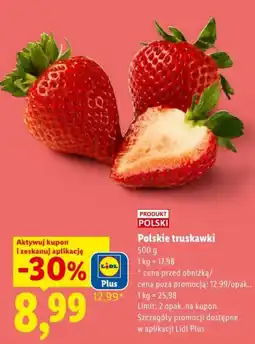 Lidl Polskie truskawki oferta