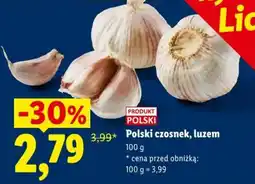 Lidl Polski czosnek, luzem oferta