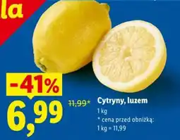 Lidl Cytryny, luzem oferta