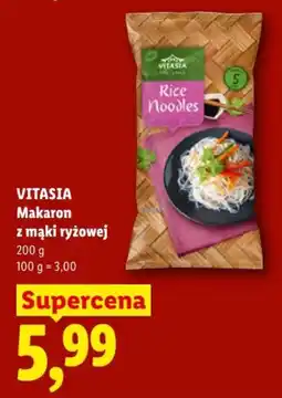 Lidl VITASIA Makaron z mąki ryżowej oferta