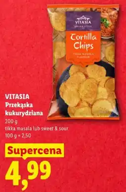 Lidl VITASIA Przekąska kukurydziana oferta