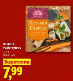 Lidl VITASIA Papier ryżowy oferta