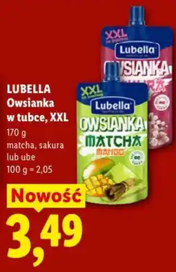 Lidl Lubella Owsianka w tubce oferta