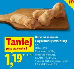 Lidl Bułka na zakwasie z wydłużonej fermentacji oferta