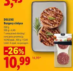 Lidl Deluxe Burgery cielęce oferta