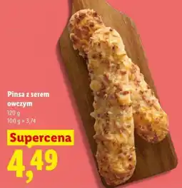 Lidl Pinsa z serem owczym oferta