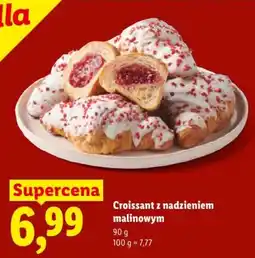 Lidl Croissant z nadzieniem malinowym oferta