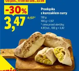 Lidl Przekąska z kurczakiem curry oferta