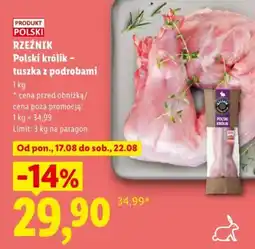 Lidl Polski królik - tuszka z podrobami oferta