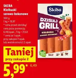 Lidl Skiba Kiełbaski serowo-bekonowe oferta