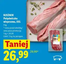Lidl RZEŹNIK Polędwiczka wieprzowa, XXL oferta