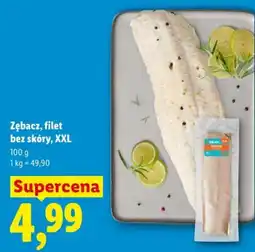 Lidl Żębacz, filet bez skóry, xxl oferta