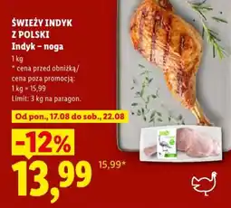 Lidl Świeży Indyk z Polski oferta