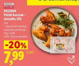 Lidl RZEŹNIK Polski kurczak - skrzydła, XXL oferta