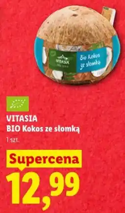 Lidl VITASIA BIO Kokos ze słomką oferta