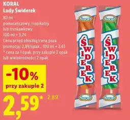 Lidl Lody Świderek oferta