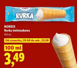 Lidl NORDIS Rurka śmietankowa oferta