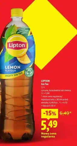 Lidl Lipton Ice Tea oferta
