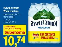 Lidl Woda źródlana Żywiec Zdrój oferta