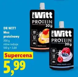 Lidl Mus proteinowy dr Witt oferta