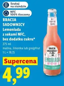 Lidl BRACIA SADOWNICY Lemoniada oferta