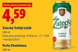 Lidl Žatecký Světlý Ležák oferta