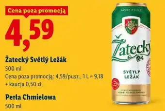Lidl Žatecký Světlý Ležák oferta