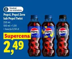 Lidl Pepsi, Pepsi Zero lub Pepsi Twist oferta