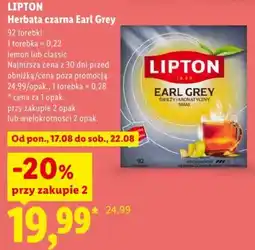 Lidl Herbata czarna Earl Grey oferta