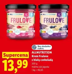 Lidl ALLNUTRITION Krem Frulove z białą czekoladą oferta