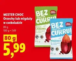 Lidl Mister Choc Orzechy lub migdały w czekoladzie oferta