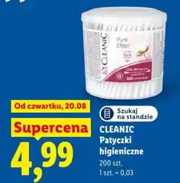 Lidl CLEANIC Patyczki higieniczne oferta