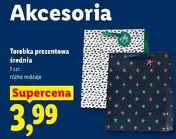 Lidl Torebka prezentowa średnia oferta