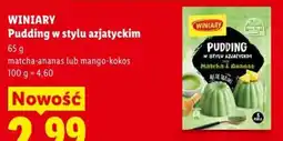 Lidl Winiary Pudding w stylu azjatyckim oferta