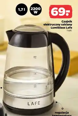 Netto Czajnik elektryczny szklany LumiGlass LAFE oferta