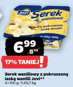 Netto Serek waniliowy z pokruszoną laską wanilii Jovi oferta
